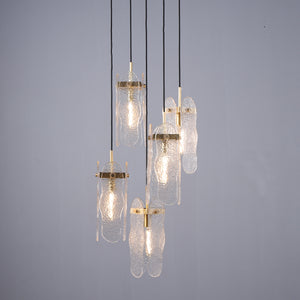 Roxana-II 5 Lights Luxury Brass Chandelier
