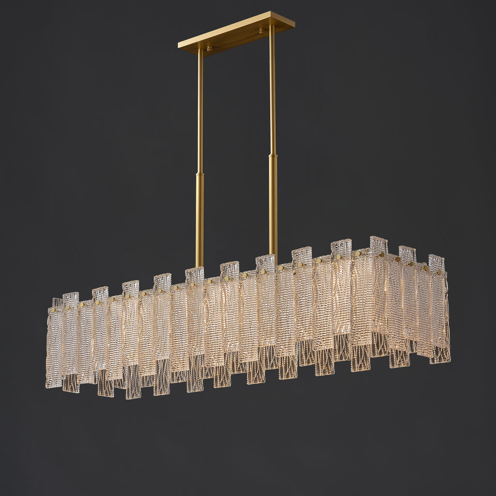 Roxana-I 6 Lights Luxury Brass Chandelier