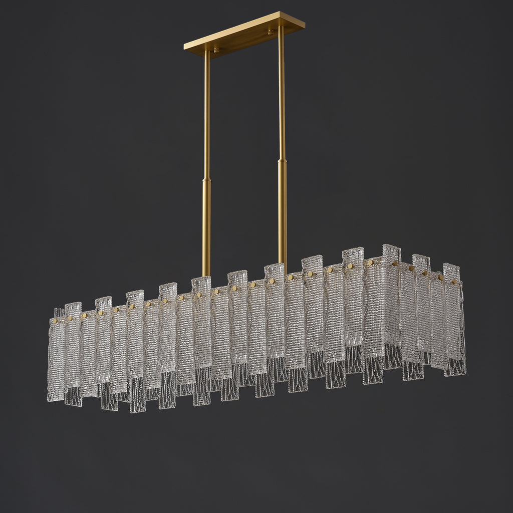 Roxana-I 6 Lights Luxury Brass Chandelier