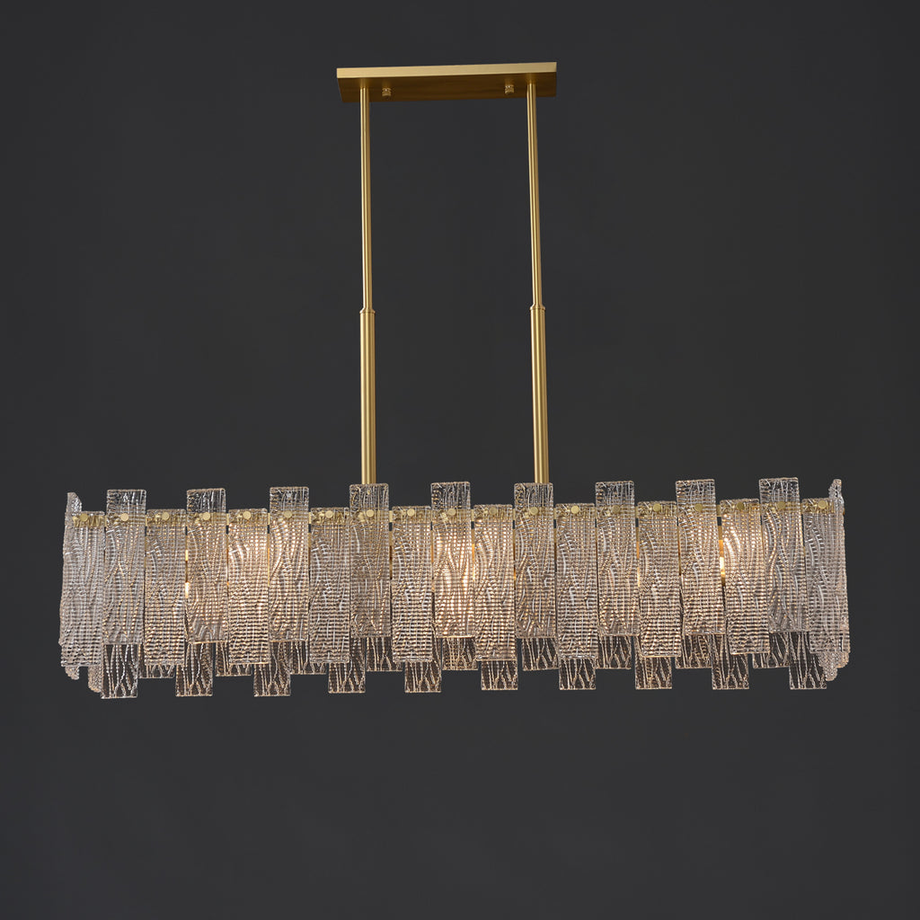 Roxana-I 6 Lights Luxury Brass Chandelier