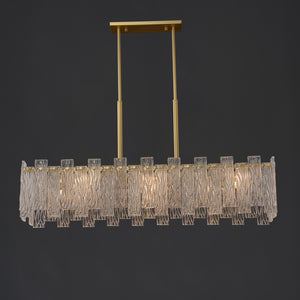 Roxana-I 6 Lights Luxury Brass Chandelier