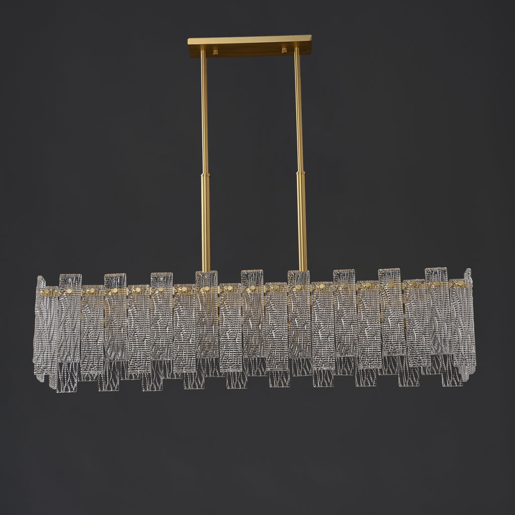Roxana-I 6 Lights Luxury Brass Chandelier