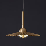 Ambert Derrick Single Brass Pendant