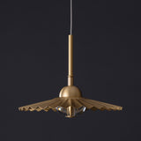Ambert Derrick Single Brass Pendant