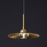 Ambert Derrick Single Brass Pendant