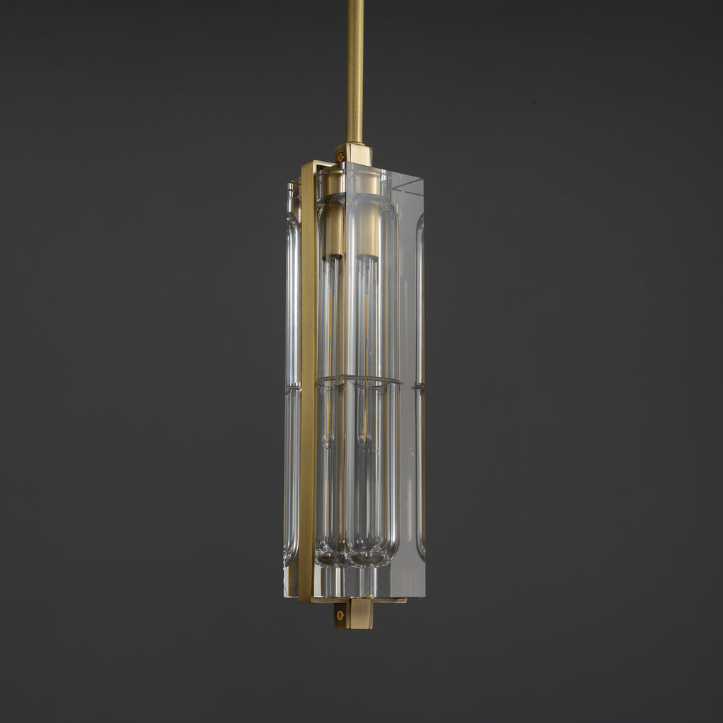 Avner Single Brass Pendant