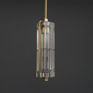Avner Single Brass Pendant