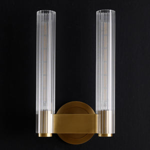Parker Double Sconce Brass