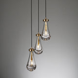 Rachael Round Pendant Light 14" Brass