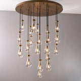 Rachael Round Chandelier 47" Brass