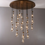 Rachael Round Chandelier 47" Brass