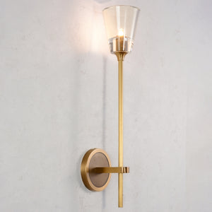 Scepter Long Sconce Brass