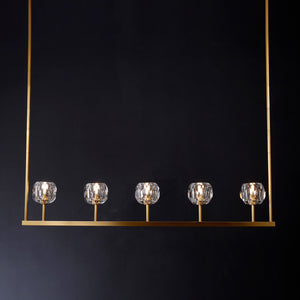 Balle Be Crystal Linear Chandelier 48"