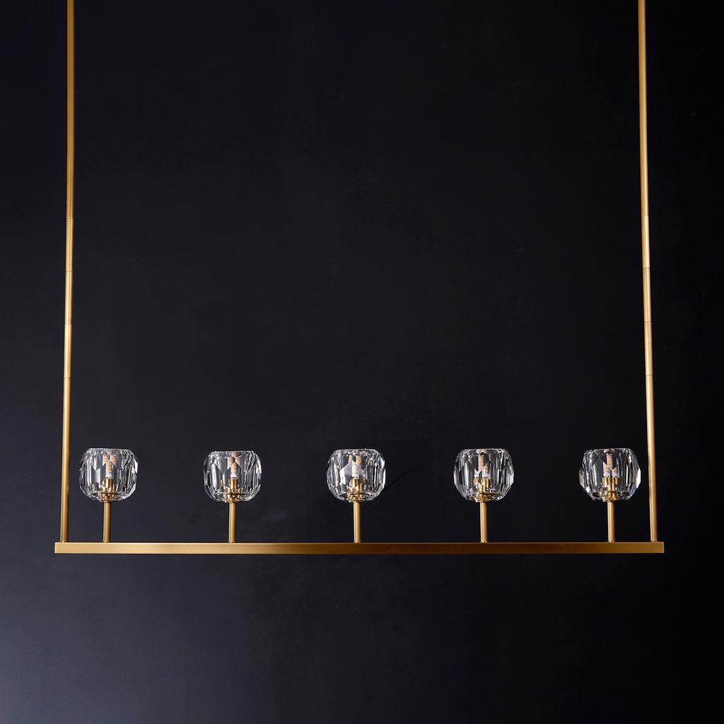 Balle Be Crystal Linear Chandelier 48"