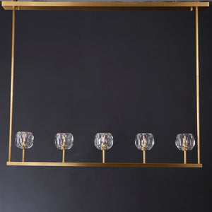 Balle Be Crystal Linear Chandelier 48"