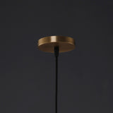 Cloche Pendant Brass