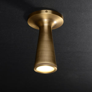 Cone Flushmount Brass