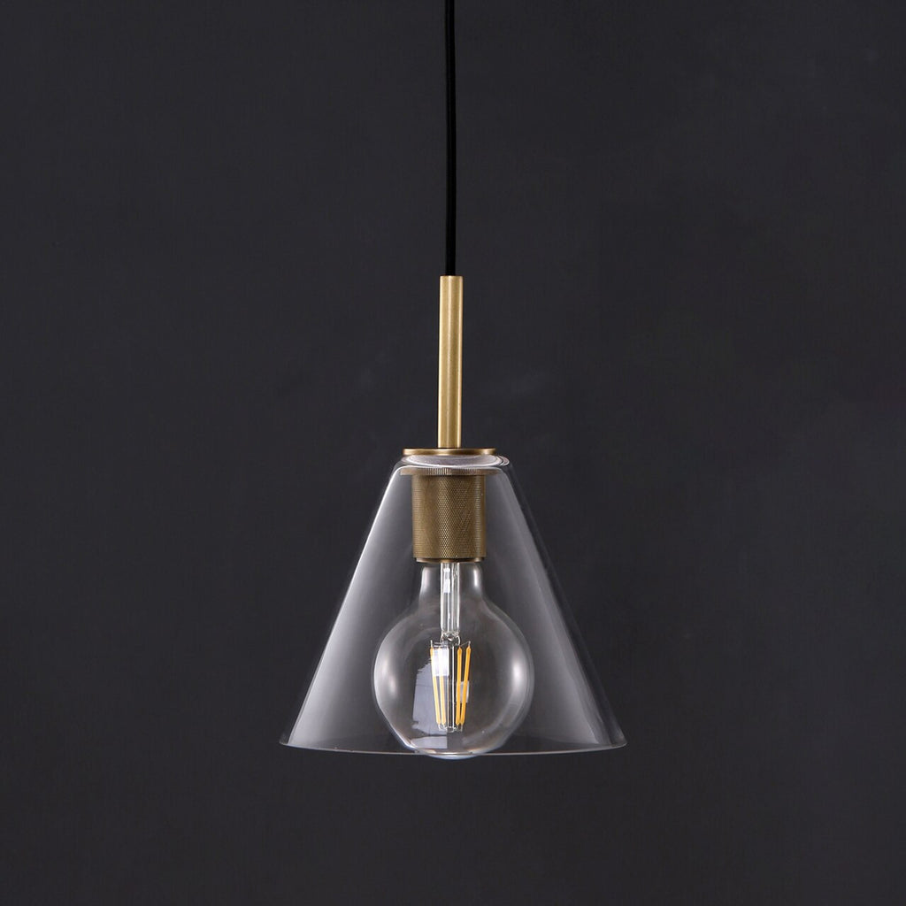 Funnel Pendant Brass