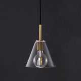Funnel Pendant Brass