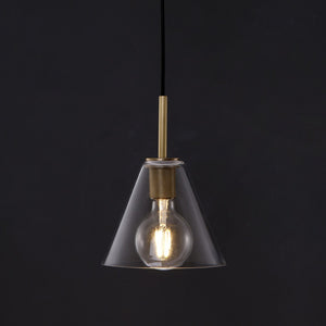 Funnel Pendant Brass