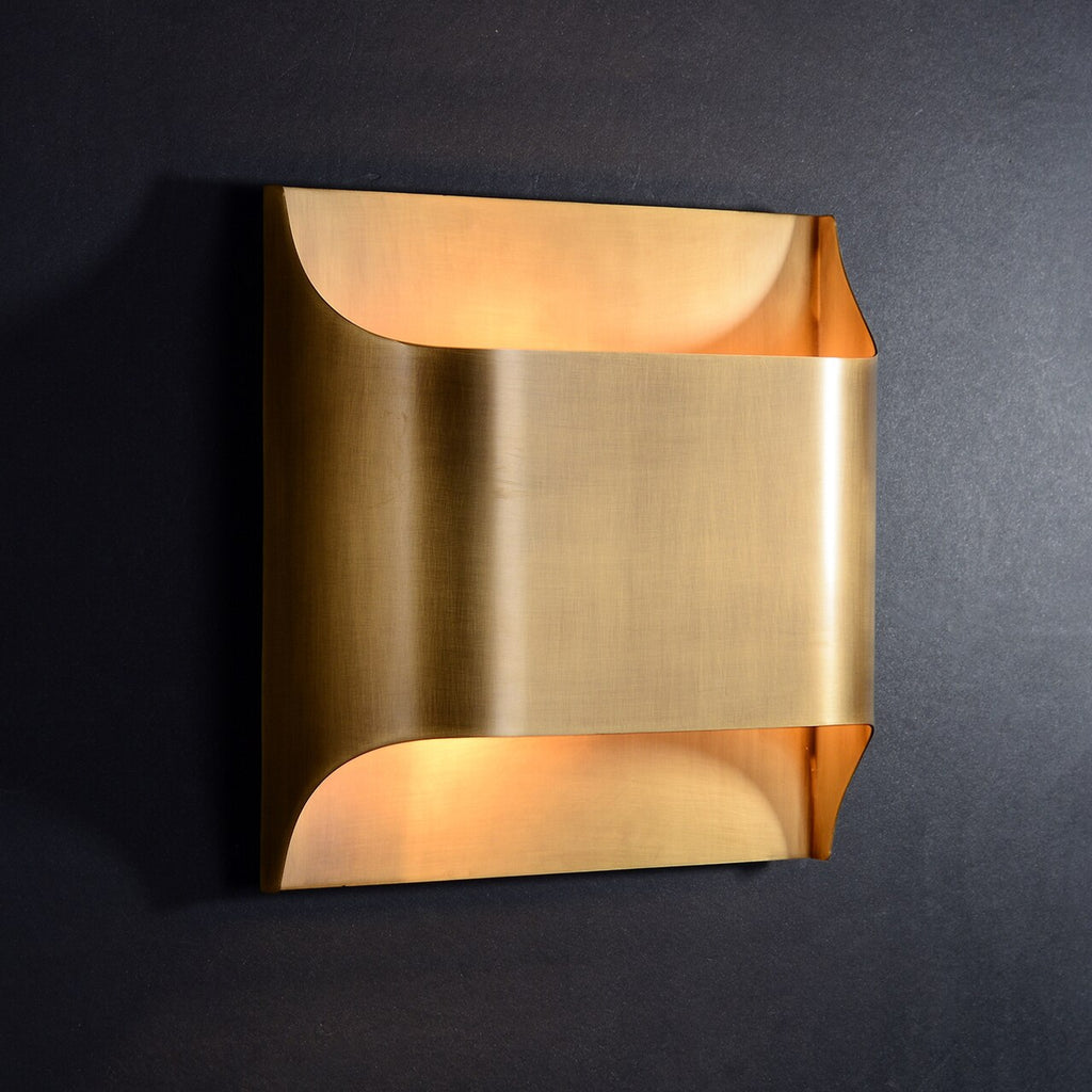 Luther Double Lights Wall Sconce Brass