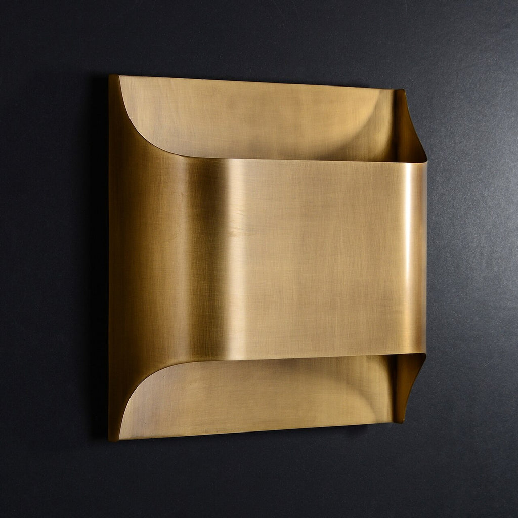 Luther Double Lights Wall Sconce Brass