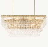 MARIGNAN TIERED RECTANGULAR CHANDELIER 60"