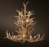 NATURAL ANTLER CHANDELIER 66"