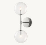 GLASS GLOBE LINEAR SCONCE