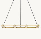 ÉCLATANT RECTANGULAR CHANDELIER 54"