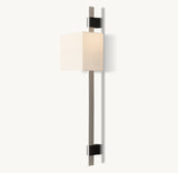 VELA RECTANGULAR BAR SCONCE - RECTANGULAR SHADE