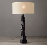 BRUTALIST CUBIST BUFFET LAMP