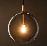 GLASS GLOBE MOBILE PENDANT
