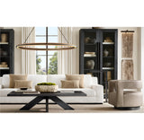PERALTA ROUND CHANDELIER 60"