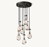 RAIN ROUND CHANDELIER 18"