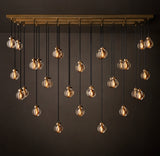 PEARL RECTANGULAR CHANDELIER 72"