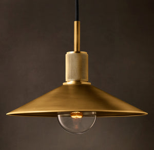 UTILITAIRE METAL SLOPE SHADE PENDANT