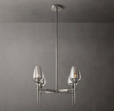 TULIP ROUND CHANDELIER 27"