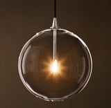 GLASS GLOBE MOBILE PENDANT