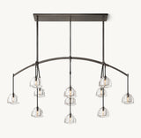 HEMISPHERE LINEAR CHANDELIER 72"