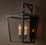 19TH C. ENGLISH OPENWORK OUTDOOR SCONCE 22"