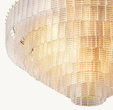 SIRENE CLEAR GLASS ROUND CHANDELIER 52"