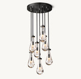 RAIN ROUND CHANDELIER 18"