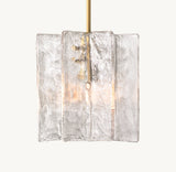 LATTICE CLEAR GLASS PENDANT