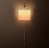 VELA ROUND BAR SCONCE - ROUND SHADE