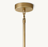 CHIARA CLEAR GLASS TIERED ROUND CHANDELIER 47"