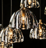 HEMISPHERE LINEAR CHANDELIER 72"