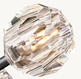 BOULE DE CRISTAL CLEAR GLASS LINEAR CHANDELIER 48"