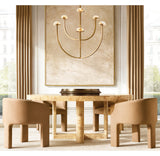 PEDRA ROUND CHANDELIER 32"