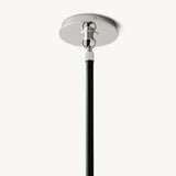 BISTRO GLOBE MILK GLASS CHANDELIER 56"